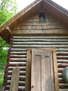 Old shed Worth upgraded using a RAFI grant to hold a milk tank with solar panels for powering the .